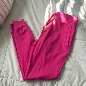 Pink Buff Bunny Joggers Size Small New